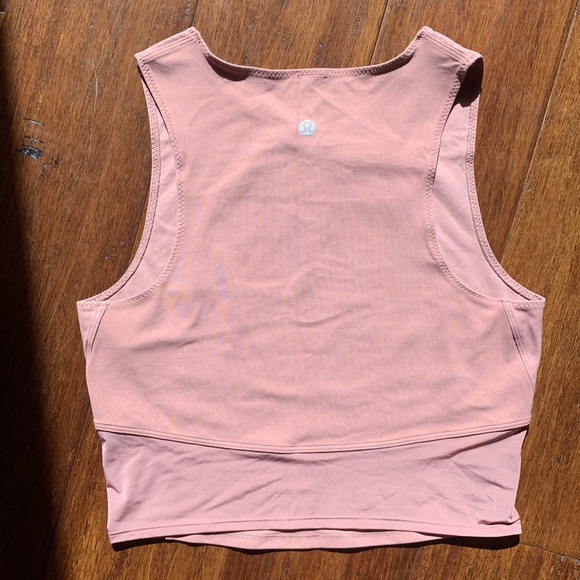Lululemon Nulu and Mesh Yoga Tank Top Spiced Chai - Picture 8 of 9